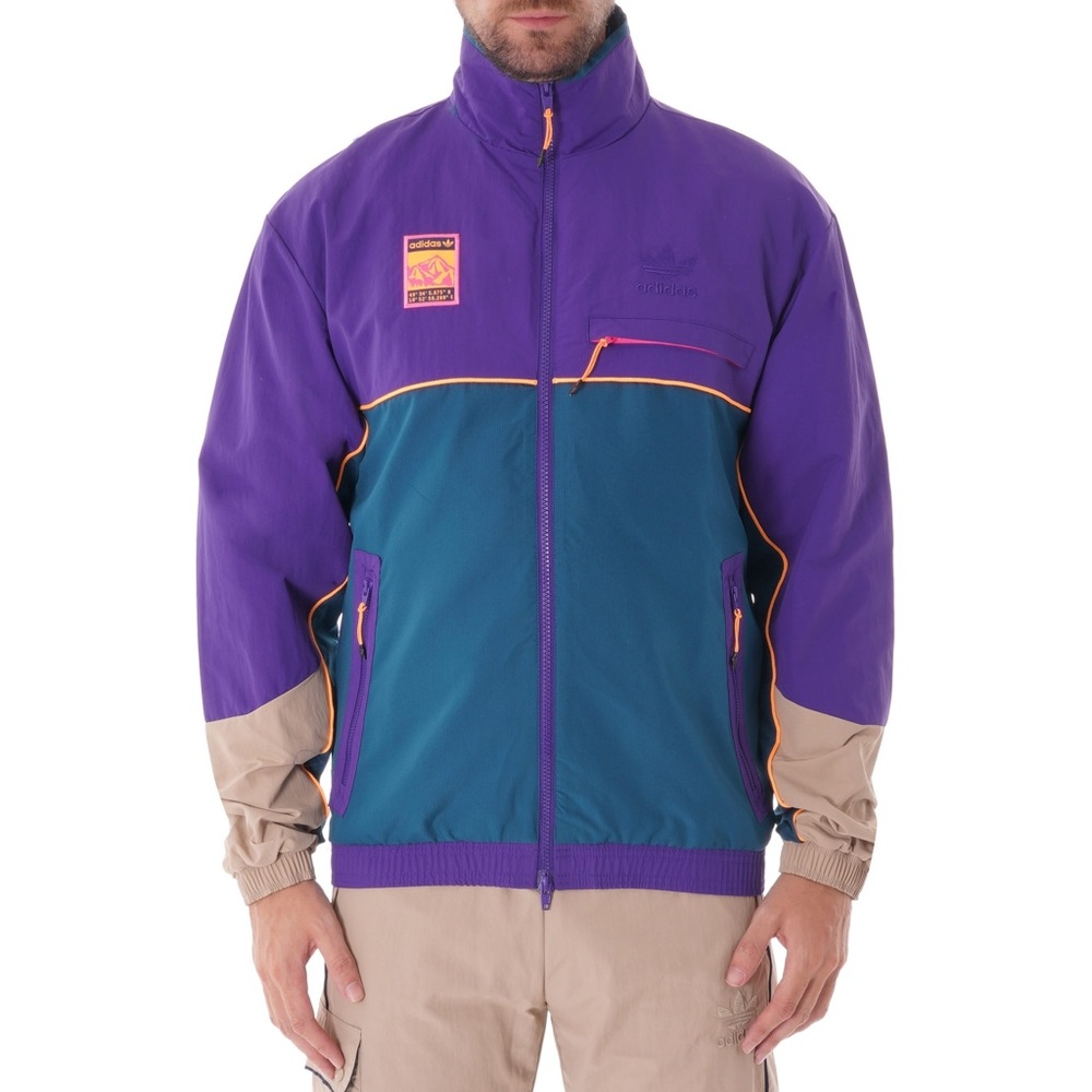 Men's Adidas Originals Adiplore Zip-up Track Jacket - Multi - Size Large